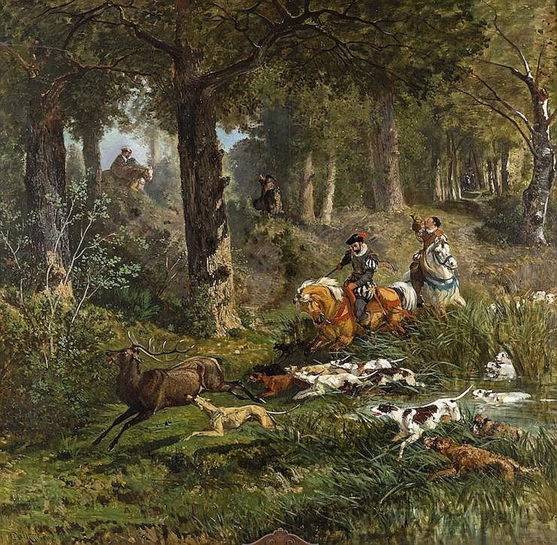 Scena di caccia